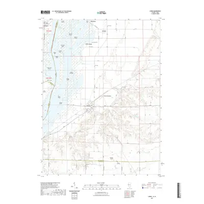 2021 Map of Lomax, 2021 Print