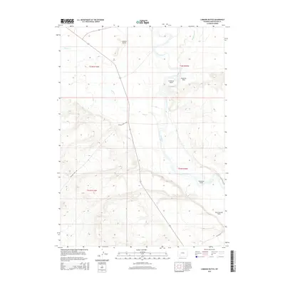 2015 Map of Lombard Buttes, 2015 Print