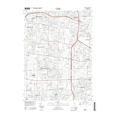 2015 Map of Lombard, 2015 Print