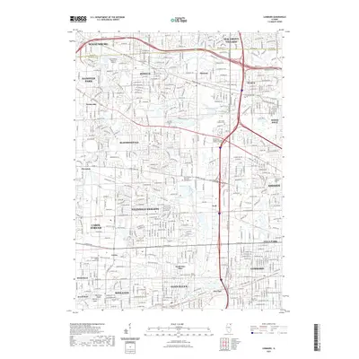2021 Map of Lombard, 2021 Print