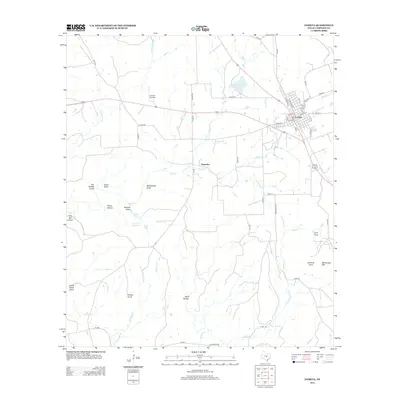 2012 Map of Lometa, 2012 Print