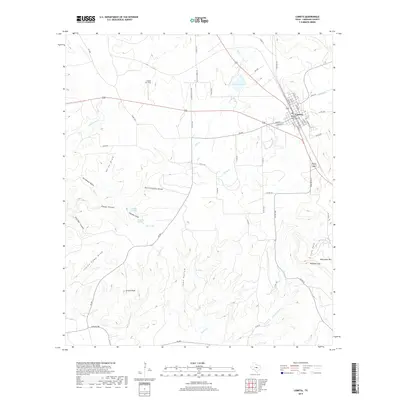 2019 Map of Lometa, 2019 Print