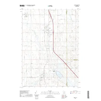 2018 Map of Lomira, 2018 Print