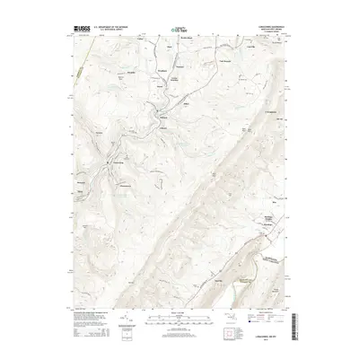2014 Map of Lonaconing, 2014 Print