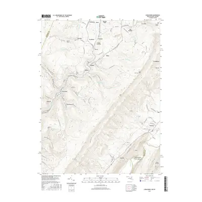 2016 Map of Lonaconing, 2016 Print