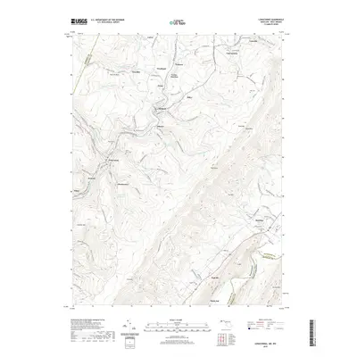 2019 Map of Lonaconing, 2019 Print