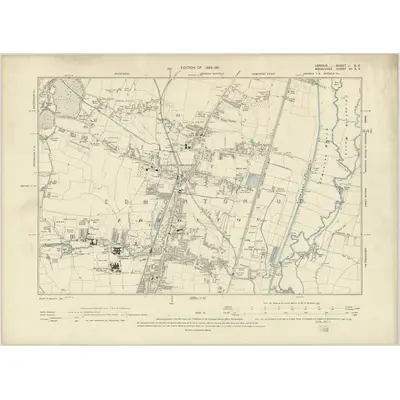1894 Map of London I.SE