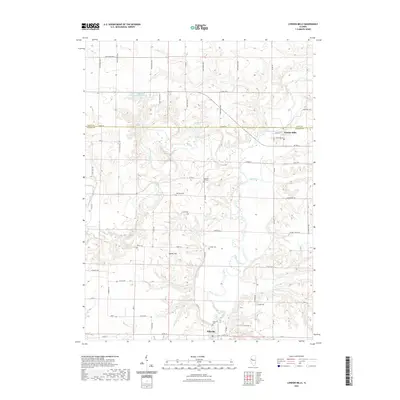 2021 Map of London Mills, 2021 Print