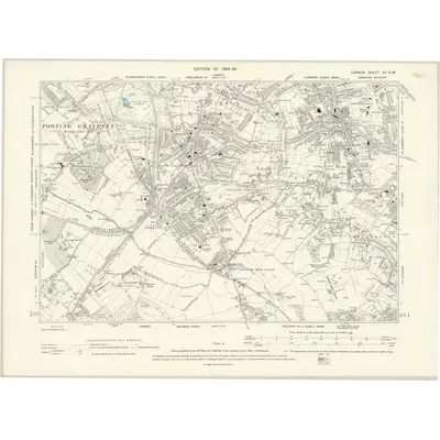 1894 Map of London XV.NW