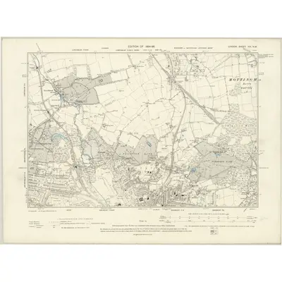 1894 Map of London XVI.NW