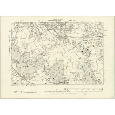 1894 Map of London XVI.SW