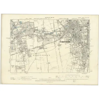 1894 Map of London XVII.NW