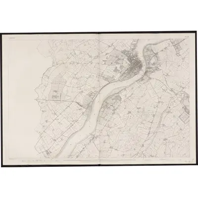 1830 Map of Londonderry - Sheet 20, 1863 Print