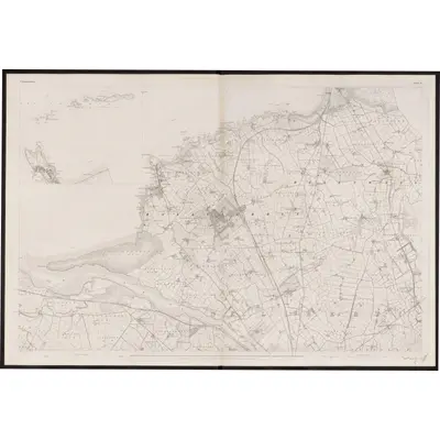 1830 Map of Londonderry - Sheet 3 [with inset 3A], 1862 Print