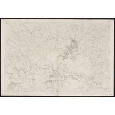 1832 Map of Londonderry - Sheet 36, 1863 Print