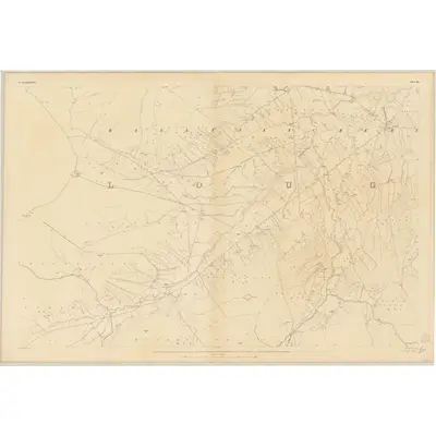 1832 Map of Londonderry - Sheet 40, 1837 Print