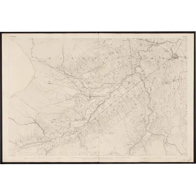 1832 Map of Londonderry - Sheet 40, 1859 Print