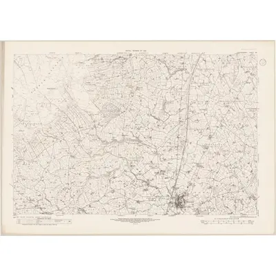 1928 Map of Londonderry - Sheet 46, 1937 Print