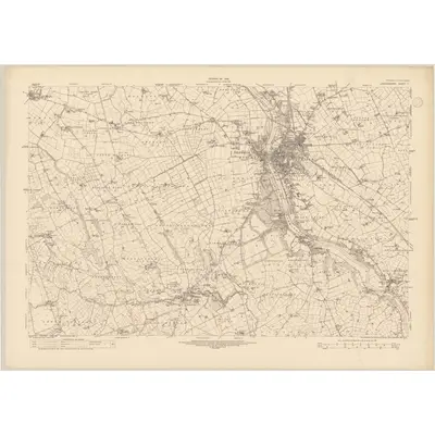 1923 Map of Londonderry - Sheet 7, 1936 Print