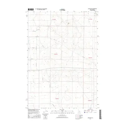 2017 Map of Lone Butte, 2017 Print