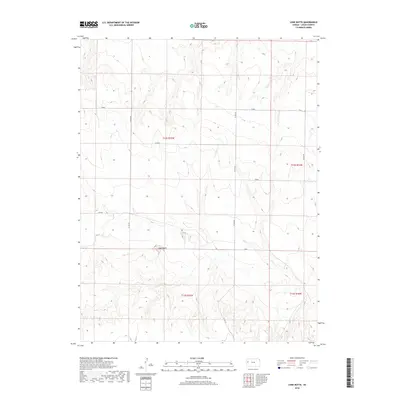 2018 Map of Lone Butte, 2018 Print