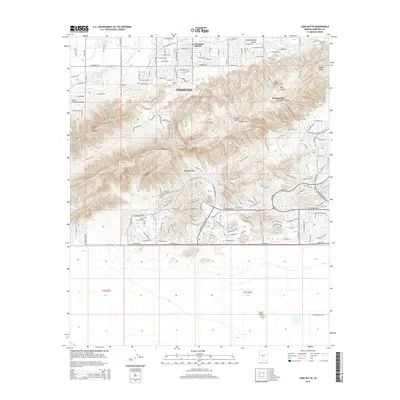 2014 Map of Lone Butte, 2014 Print