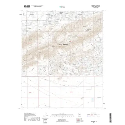 2018 Map of Lone Butte, 2018 Print