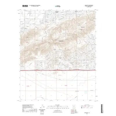 2021 Map of Lone Butte, 2021 Print