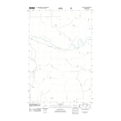 2011 Map of Lone Butte, 2011 Print
