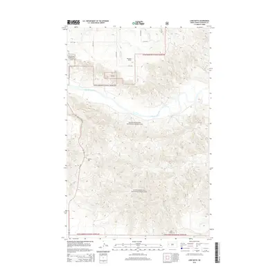 2014 Map of Lone Butte, 2014 Print