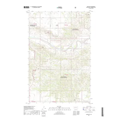 2017 Map of Lone Butte, 2017 Print