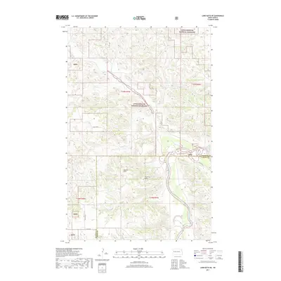 2017 Map of Lone Butte NE, 2017 Print
