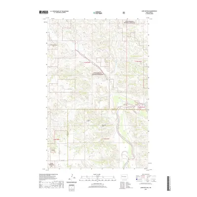 2020 Map of Lone Butte NE, 2020 Print