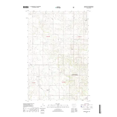 2017 Map of Lone Butte NW, 2017 Print