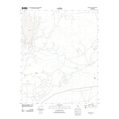 2012 Map of Lone Butte, 2012 Print