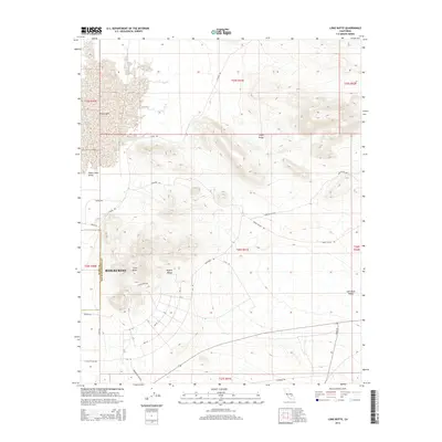2015 Map of Lone Butte, 2015 Print