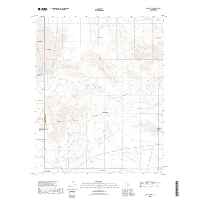 2018 Map of Lone Butte, 2018 Print