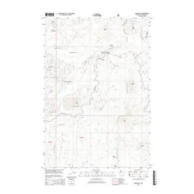 2014 Map of Lone Butte, 2014 Print