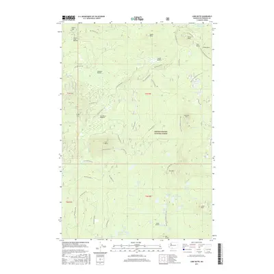 2017 Map of Lone Butte, 2017 Print