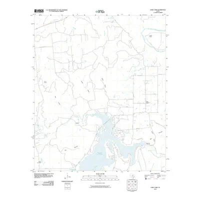 2010 Map of Lone Camp, 2010 Print