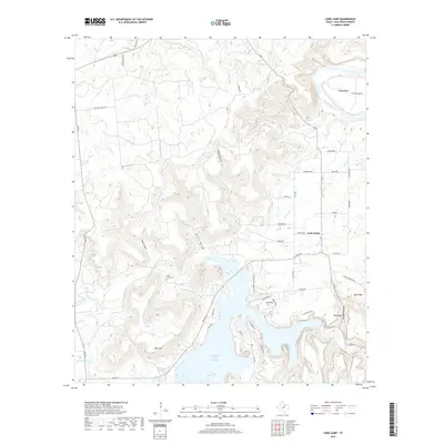 2019 Map of Lone Camp, 2019 Print
