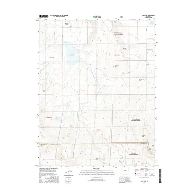 2016 Map of Lone Cone, 2016 Print