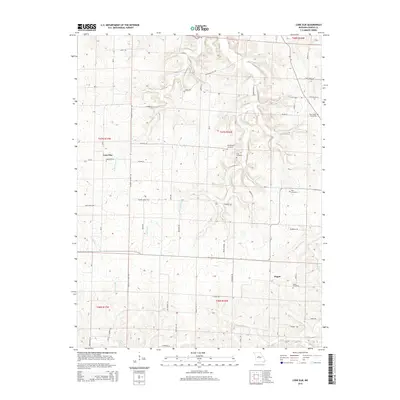 2015 Map of Lone Elm, 2015 Print