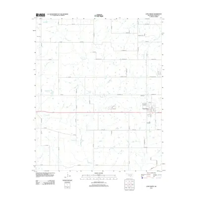2012 Map of Lone Grove, 2012 Print