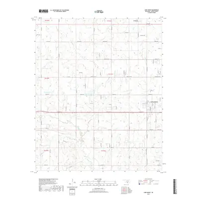 2018 Map of Lone Grove, 2018 Print