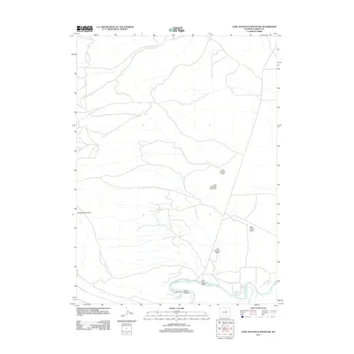 2012 Map of Lone Haystack Mountain, 2012 Print