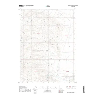 2017 Map of Lone Haystack Mountain, 2017 Print