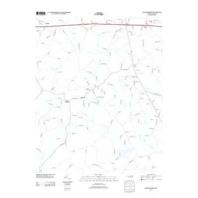 2013 Map of Lone Hickory, 2013 Print