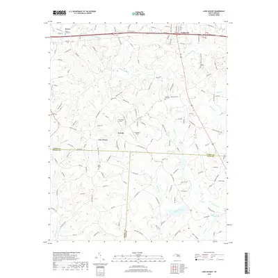 2019 Map of Lone Hickory, 2019 Print
