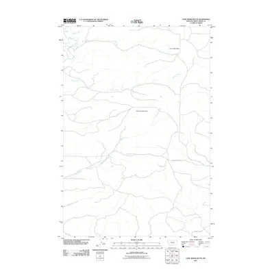 2011 Map of Lone Indian Butte, 2011 Print